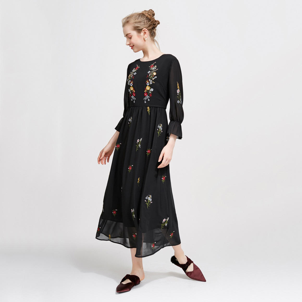 OEM Printing Woman Dress Summer